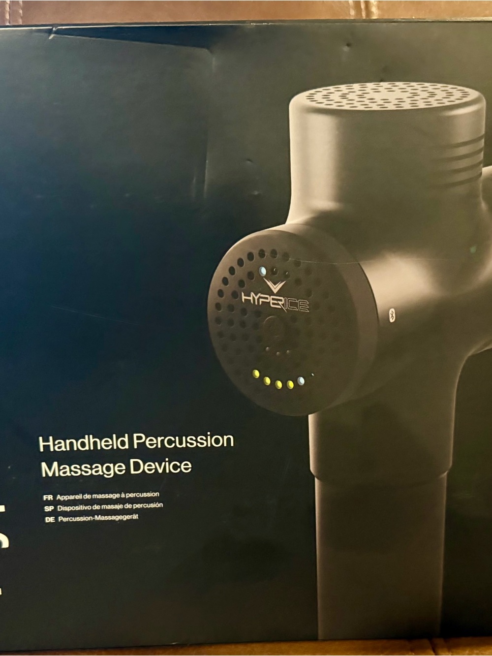 Hyperice Black Handheld Percussion Massage Device